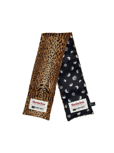 MARTINE ROSE - Padded Scarf - AW25 - BLACK YIN YANG